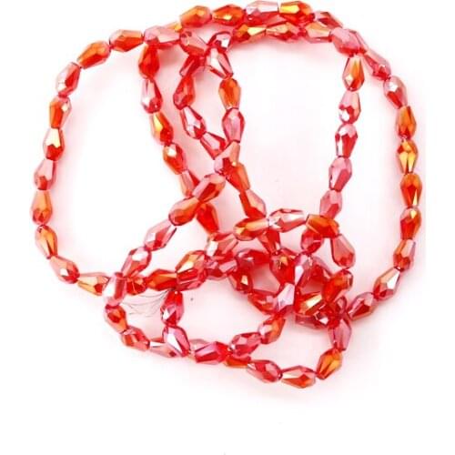 New Arrival Mini Water Droplet Shape Crystal Beads 195pcs/lot 3x5mm 16 Colors Making DIY Jewelry Accessories Chinese Cheap Beads