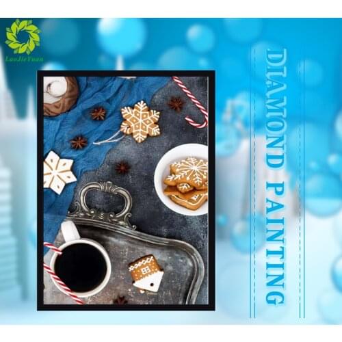 Diy Full Round Diamond Painting Diy Diamond Embroidery coffee Cross Stitch Patterns Diamond Mosaic Paintings Kitchen Decor