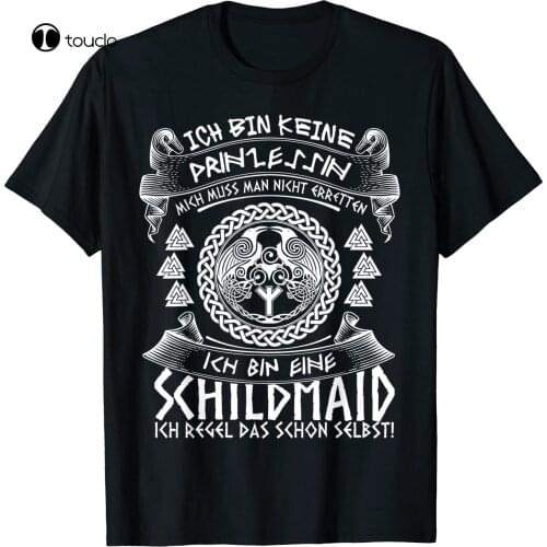 T-Shirt With German Text "Ich Bin Kein Prinzessin Ich Bin Eine Schildmaid" Tee Shirt