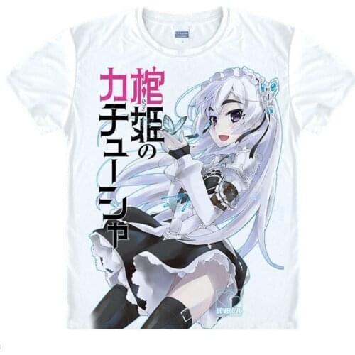 Hitsugi No Chaika Anime Printed T-shirt Chaika Trabant Cosplay Tshirts Tops Mens Funny T Shirt Fashion T Shirt Tees