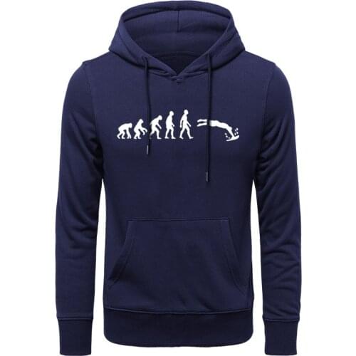 REM Hoodies, Sweatshirts Men Can't Swim Funny Diving Pure Cotton Clothing Fun O Neck Printing