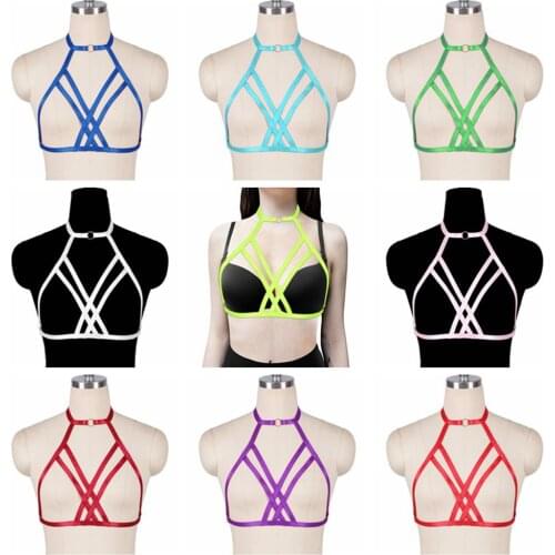 Harajuku Harness Fashion Belt Exotic Costumes Sexy Lingerie Tops Bondage Garters Straps Goth Erotic Festival Rave Accessories