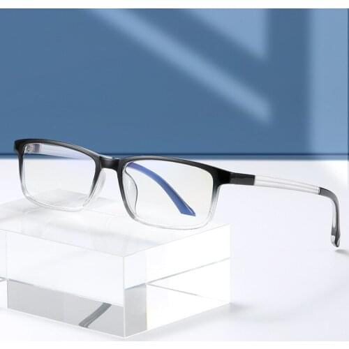 Men Women Anti-Blue Light Eyeglasses Fashion Square Optical Computer Glasses Frame Transparent Spectacle Eyewear 2021 New