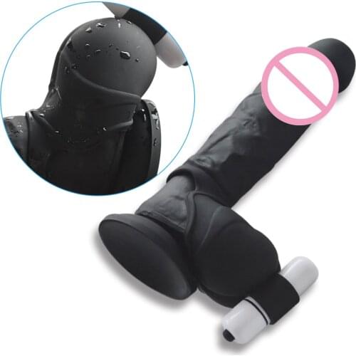 Men Penis Testicle Massager Vibrator Testis Scrotum Stretcher Ball Bag Silicone Male Delay Ejaculation Ring Sex Toys For Man