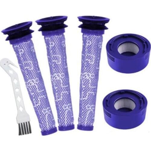 5 Pack Vacuum Filter Replacement Kit for Dyson Dyson V8+, V8, V7 Absolute Animal Vacuums