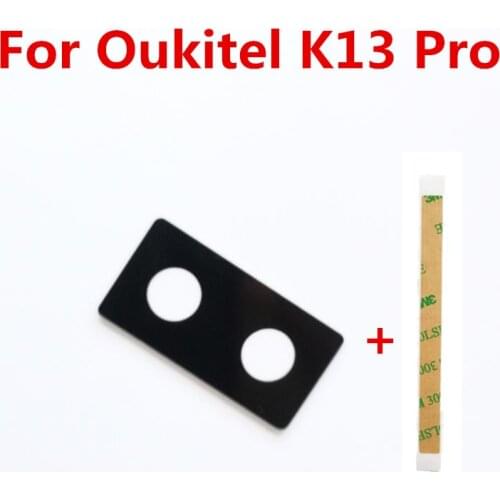 New Original For Oukitel K13 Pro Phone Rear Back Camera Lens Glass Cover Spart Parts