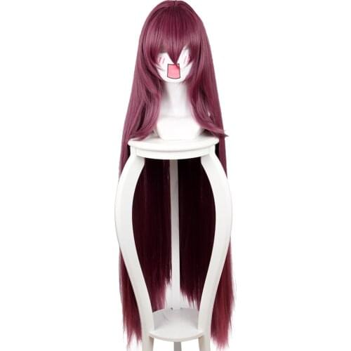 Fate/Grand Order FGO Cosplay Wig Scathach Cosplay Wigs Short Red Wig Halloween Costumes Hair For Women