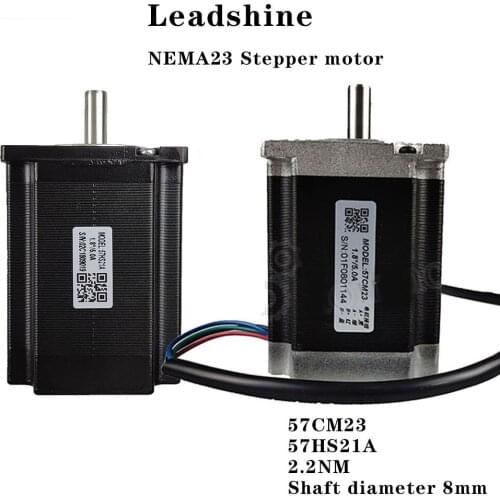 Leadshine Nema23 stepper motor 57CM23/57HS21A 2 phase 2.2 5A stepper motor for 3D printer CNC engraving and milling machine