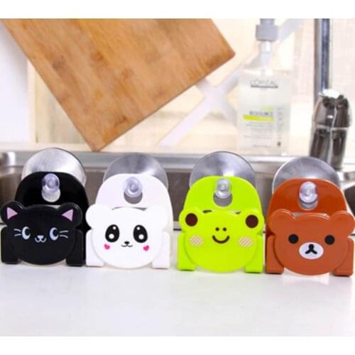 Sucking Disc Sponge Rag Storage Rack Bathroom Supplies Sundries Racks Kitchen Accessories Sink Storage Holders Wall-mounted