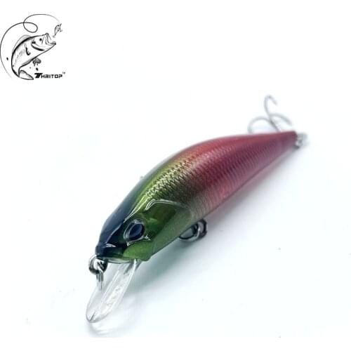 THRITOP New Fishing Lure Hard Wobbler Bass Pike Bait 50MM 4G Sinking Minnow 4 Colors TP157 Carp Fishing Accessories