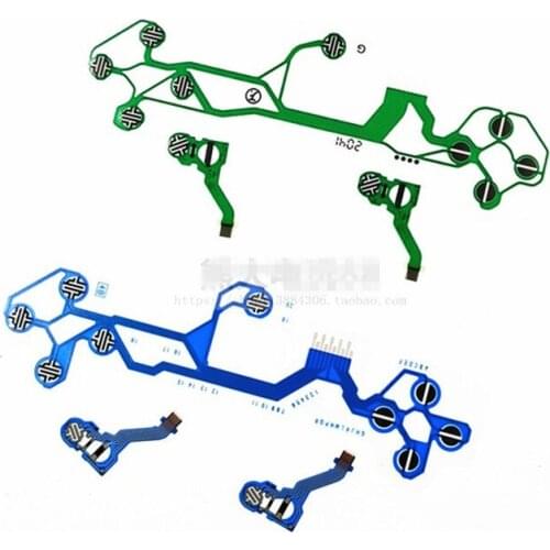 10Pcs/Lot Newest Good Working Green Blue 1.0 2.0 Version Conductive Film For PS5 P5 Joycon and Controller Keypad Circuit Board