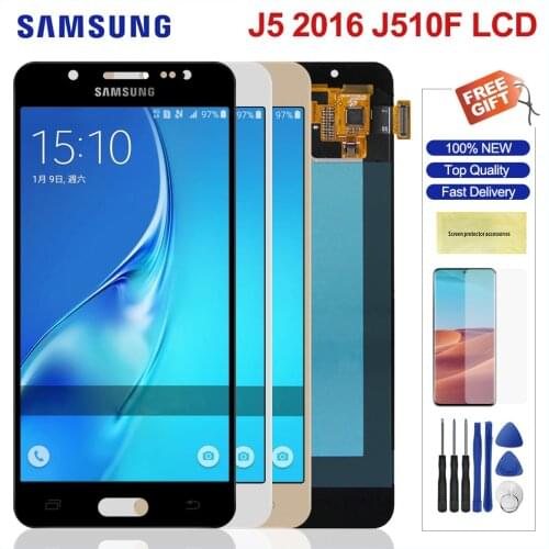 Lcd For Samsung Galaxy J5 2016 J510 Lcd Display Touch Screen Assesmbly Parts For Samsung J510FN J510F J510G J510M J510Y Lcd