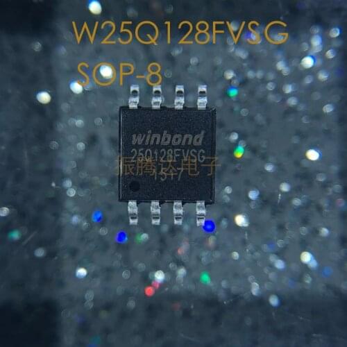 10 Pcs New W25Q W25Q128 W25Q128FVSG SOP-8