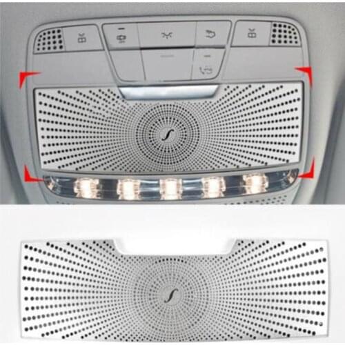 20pcs Inner Roof Front Reading Light Cover Trim Protector Car Decoration For Benz C E Class GLC