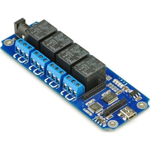 4 channel USB / wireless control relay module supports zigbee Bluetooth WIFI control