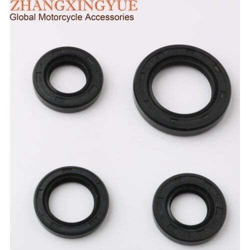 4pcs/set Scooter Oil Engine Seals for KYMCO Agility DJ S 50 Filly Like Super 8 People 50 Nexxon Sento 50cc 4-stroke