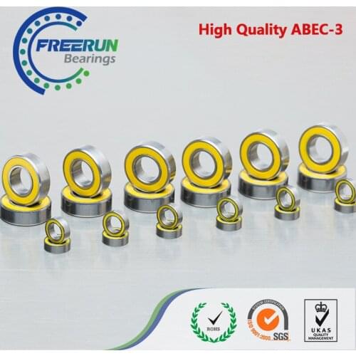 ABEC 3 Yellow Rubber Miniature RC Racing Bearing for TEAM ASSOCIATED(CAR) RC8