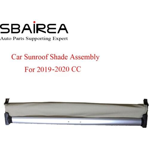 SBAIREA Car Sunroof Shade Assembly For CC Grey Beige Black Brown Electric Sun Shade Curtain Cover 2019-2020