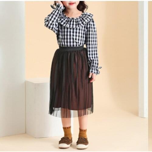 Velvet long skirt for 3- 10 yrs girls 2019 spring kids clothes fashion shine school baby girl skirt autumn simple children skirt