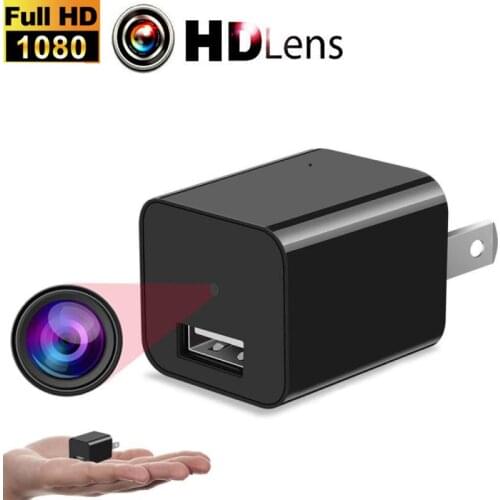 HD 1080P Wireless Mini Camera USB Wall Chargers Plug Wifi Camera Portable Camera Security Video Recorder Dynamic Monitor P2P