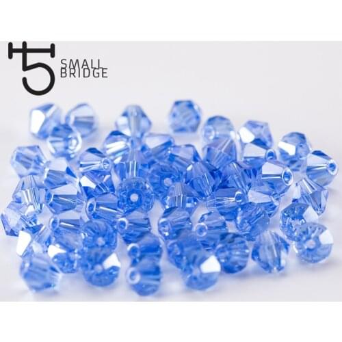 3 4 6mm Loose Czech Glass Bicone Beads For Needlework Women Diy Accessories Faceted Spacer Crystal Beads Wholesale Z222