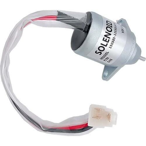 Stop Electric Solenoid Valve 12V24V Flameout Switch Controller 1503ES-24S5SUC5S for Excavator
