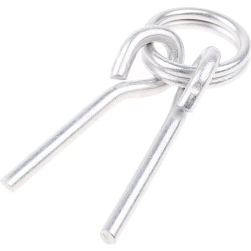 Premium Awning Tent Pole Rings With 2 Pins For Outdoor Camping Hiking Travel Fishing Tent Pole Ring Pin Accessories