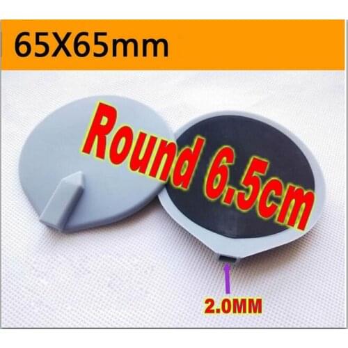 65MM 20 Pcs Round Carbon Electrode Pads Tens Electrodes for Digital Therapy Machine EMS Massager Nerve Stimulator with 2mm pin