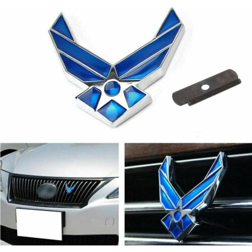 Metal U.S. Air Force USAF Wings Car Front Grile Emblem Badge Decal Stickers