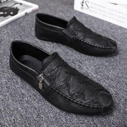 Summer Mens Loafers Korean Version of The Trend of Mens Casual Shoes Slip on Breathable Mens Flat Sneakers
