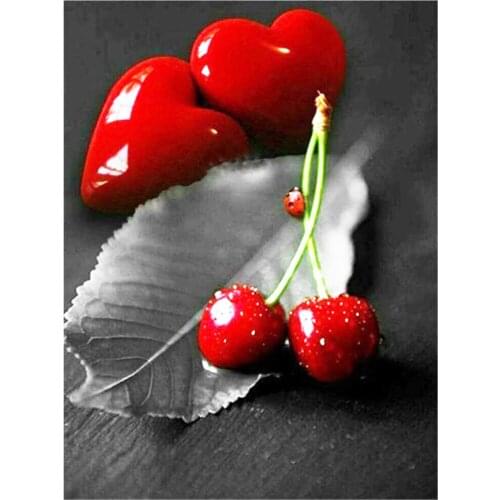 Rose Flower DIY 11CT Embroidery Cross Stitch Kits Needlework Craft Set Printed Canvas Cotton Thread Home Decoration Wholesale