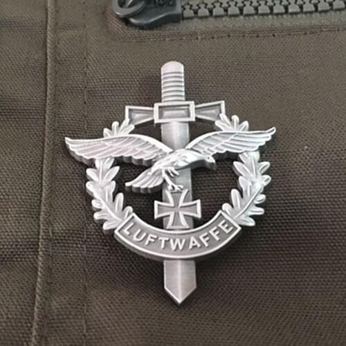 WWII WW2 GERMAN LUFTWAFFE IRON CROSS OAK LEAVES EAGLE BADGE PIN COCKADE