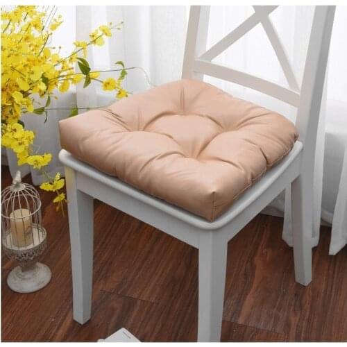 New Modern Chair Cushion Thickened Leather Cushion Soft Comfortable Seat Pads For Car Office Home Chair Bottom Seats Cushion