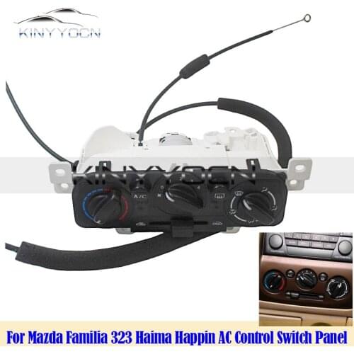 For Mazda Familia 323 Haima Happin Premacy Air Conditioner Control Switch Panel AC Warm Air Heater Knob Air-Condition