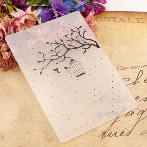 1Pcs Embossing Folders DIY Scrapbooking Making Paper Card Photo Album Decor Plastic Eco-friendly Wedding Decoration