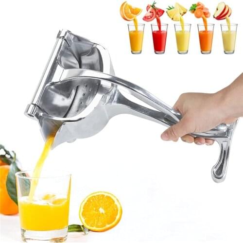 Manual Fruit Juice Squeezer Aluminum Alloy Hand Pressure Juicer Heavy Duty Lemon Orange Juice Detachable Squeezers #10