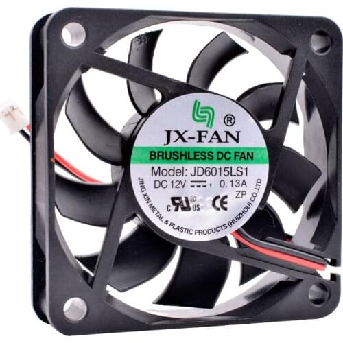 JX-FAN JD6015LS1 6cm 6015 60mm fan 60x60x15mm 12V 0.13A power charger cooling fan