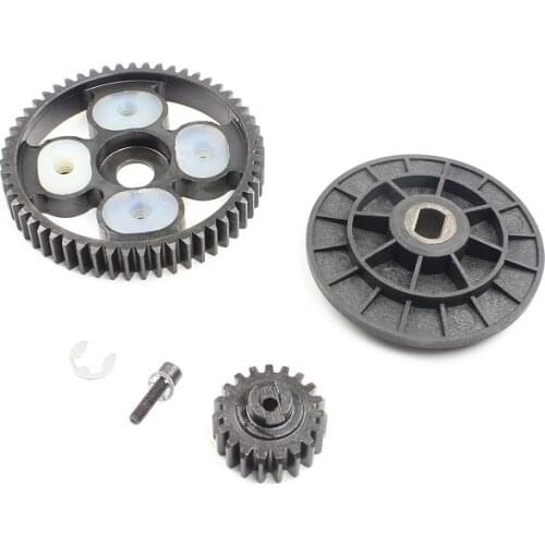 All metal 19/55T 16/58T Gear set for HPI KM ROVAN BAJA 5B 5T 5SC