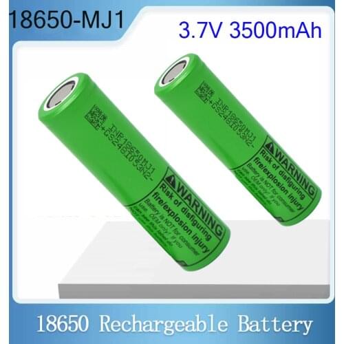 1-10PCS 100% Original MJ1 3.7V 3500 mah 18650 Lithium Rechargeable Battery For Flashlight batteries for LG MJ1 3500mah battery