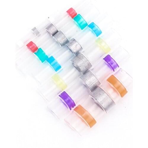 10/25/50PCS AWG 10-26 Waterproof Solder Seal Sleeve Splice Terminals Heat Shrink Electrical Wire Butt Connectors Marine