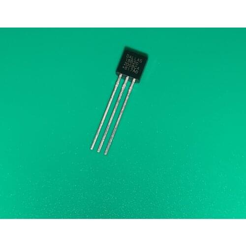 10pcs/lot DS18B20+ TO92 SENSOR TEMPERATURE 1-WIRE TO92-3 DS18B20+T&R