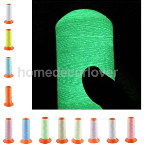 1000M Luminous Glow In The Dark Machine Embroidery/Sewing Thread DIY Crafts