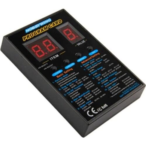 120A RC Car Program Card LED Program Box Card Brushless ESC Setting Card F3ME