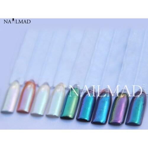 2.5ml/box Chameleon Powder Pigment Multi Chrome Pigment Gradient Nail Powders Nail Art Sequins NailMAD Powders