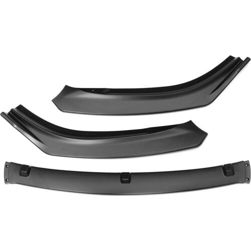 3Pcs Car Front Bumper Spoiler Splitter Lip Cover Trim for Mazda 6 Atenza 2014 2015 2016 2017 2018