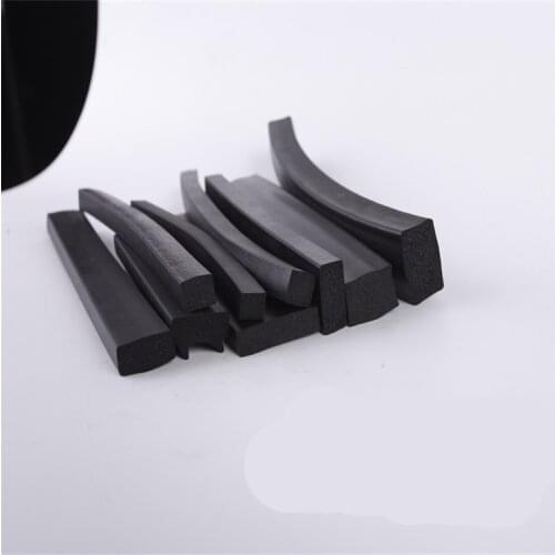 6meter 16x16mm EPDM foamed rubber square type Sealing Strip