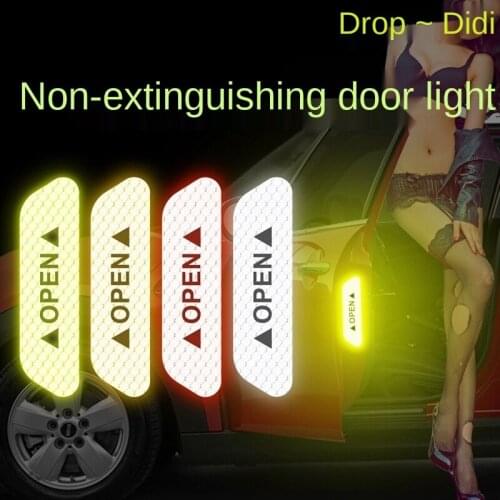 Fluorescent Car Reflective Strips Warning Stickers For Lada granta vesta kalina priora niva xray largus Opel Astra