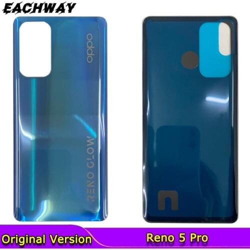 For Oppo Reno 5 Pro Battery Cover Door Housing Case Glass Cover For OPPO Reno 5 Pro Back Battery Cover