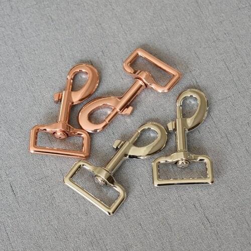 100 Pcs/Lot 32mm Metal Clasps Lobster Dog Collar Keychain Trigger Clips Snap Hook Leather Belt Bag Buckles DIY Accessories