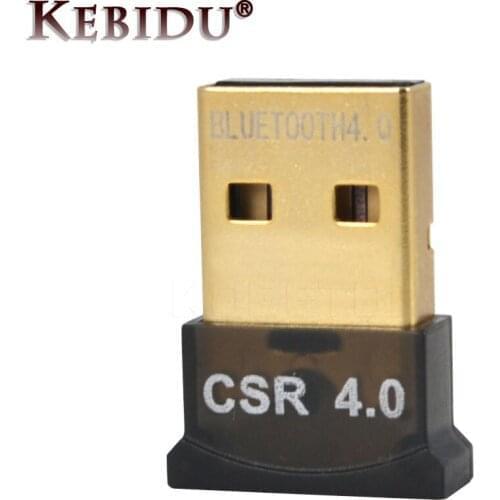 New Mini USB Bluetooth Adapter V4.0 Dual Mode Wireless Dongle EDR Adapter USB2.0 3.0 for Windows 7 8 10 XP Vista